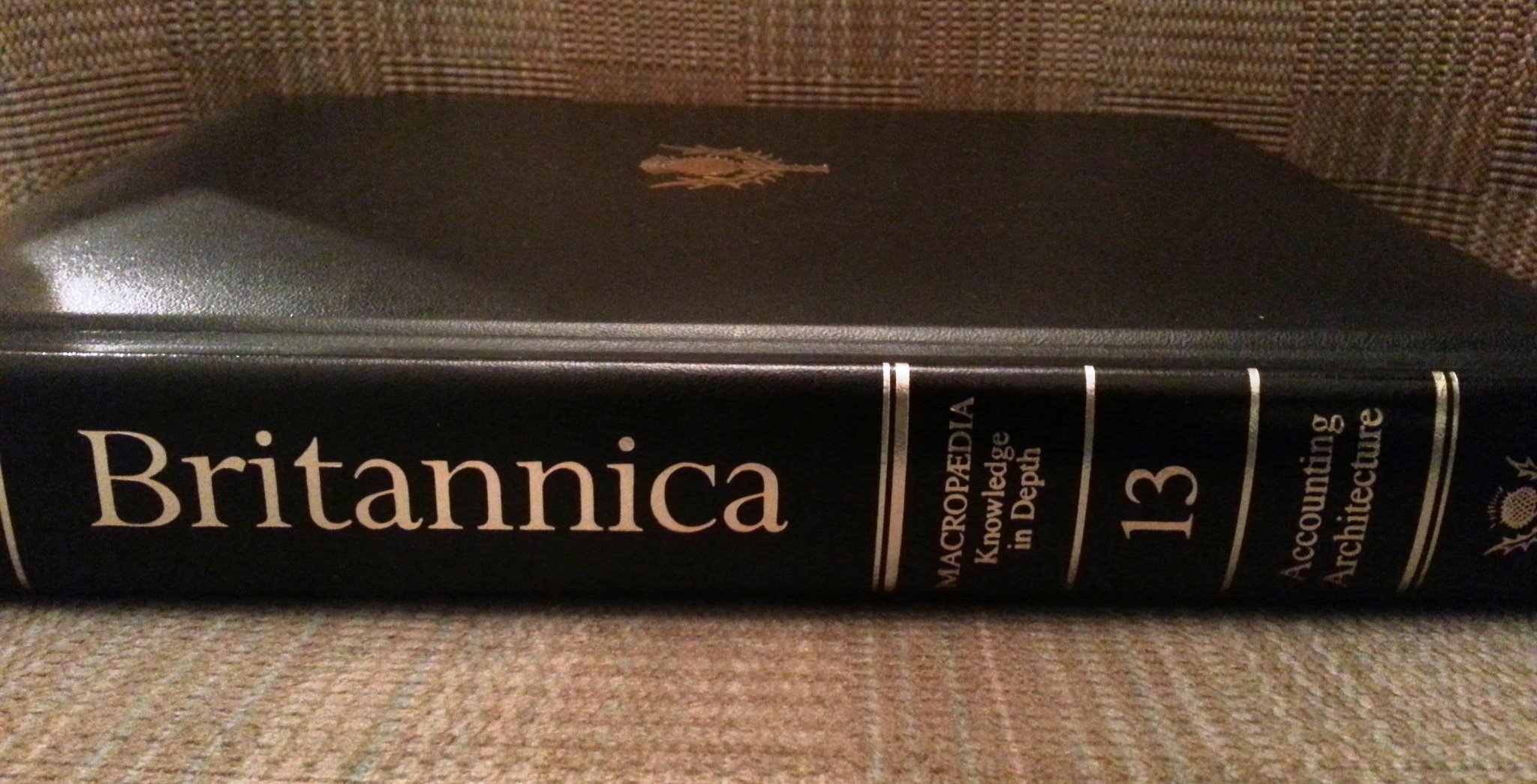 Britannica Encyclopedia - Micropedia - Knowledge In Depth - Accounting Architecture - Vol.13